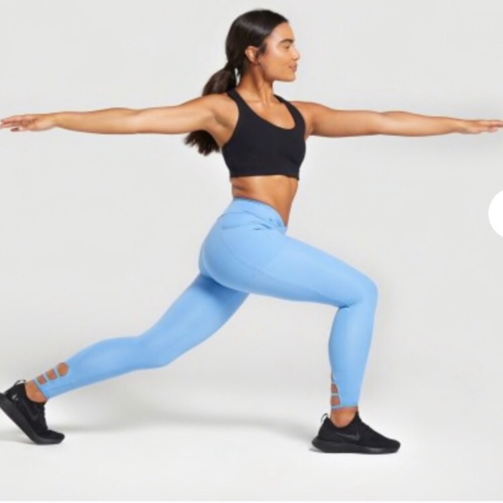 Gymshark Poise leggings Malibu Blue
